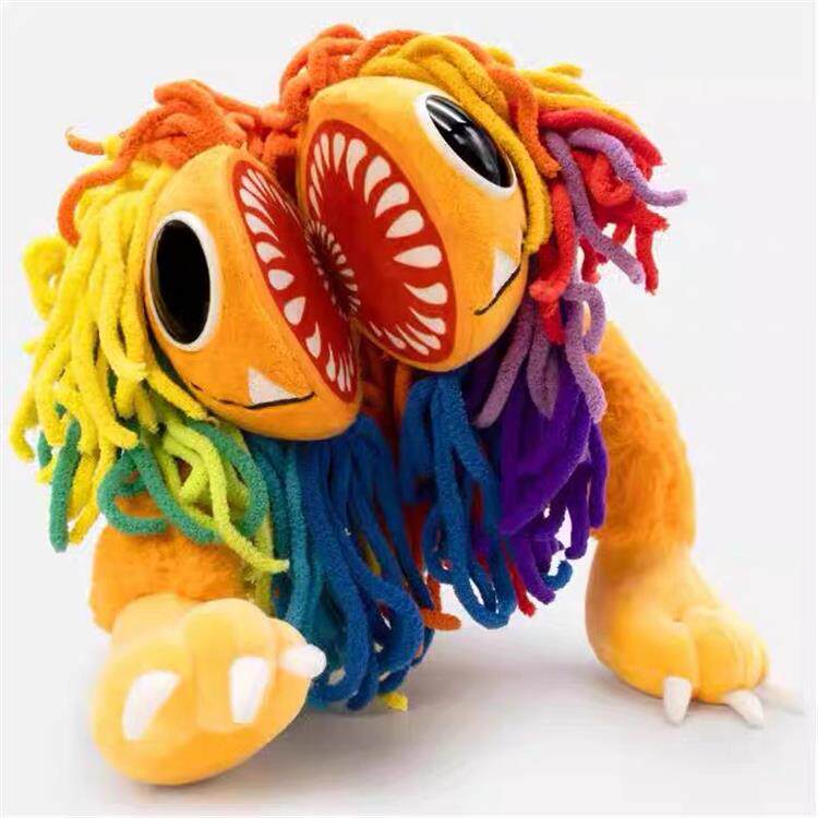 新品波比游戏时间第四章yarnaby plush彩色狮子毛绒玩具玩偶公仔